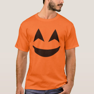 Oranje Gekke Face Jack O'Lantern Pumpkin T-shirt