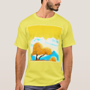 "Oranje gekleurde Natuur" Kutfoto. Bestel nu T-shirt