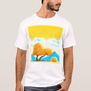 "Oranje gekleurde Natuur" Kutfoto. Bestel nu T-shirt