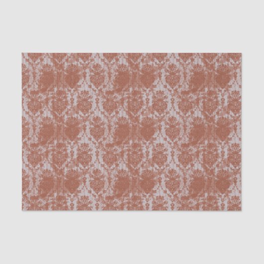 Oranje gekromde benzinedamp tissuepapier (Voorkant)