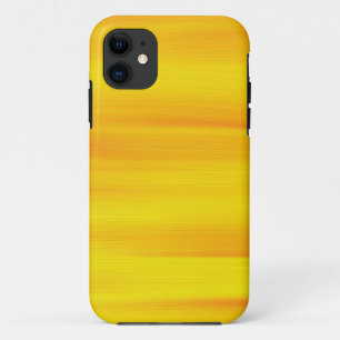 Oranje gele achtergrond verven iPhone 11 hoesje