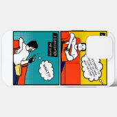 oranje gele blauwe honing Rugged Geek Comics Case-Mate iPhone Case (Achterkant (horizontaal))