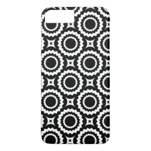 Oranje gele cirkels patroon iPhone 8 plus / 7 plus hoesje