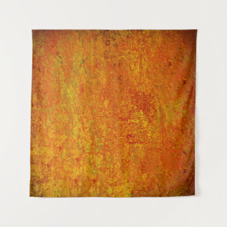 Oranje gele grunge achtergrond abstract, kunst, ba wandkleed