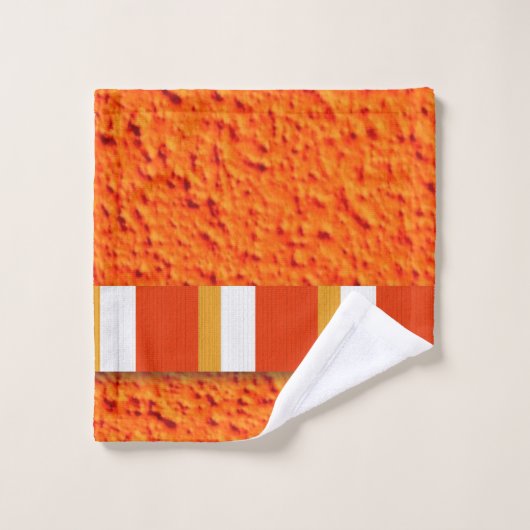 Oranje gele keukensets voor rode badkamers bad handdoek (Wasdoekje)