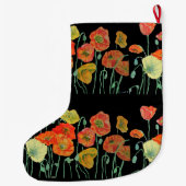 Oranje gele maffia's kerstmis grote kerstsok (Achterkant)