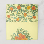 Oranje Gele Rozen Lente (Buitenkant ongevouwen)