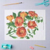  Oranje gele ventilatorontvlek Tissuepapier (Craft)