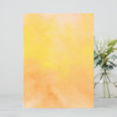 Oranje gele Waterverf Waterverf kunst schilderen Programma (Staand voorkant)