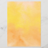 Oranje gele Waterverf Waterverf kunst schilderen Programma (Voorkant)