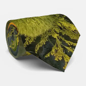 Oranje Gele Zonnebloem Rozen Floral Bouquet Stropdas (Opgerold)