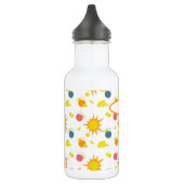 Oranje Gele Zonnelimonade Waterfles (Links)