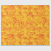 Oranje gele zonneschermen cadeaupapier (Vlak)