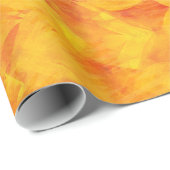 Oranje gele zonneschermen cadeaupapier (Rol Hoek)