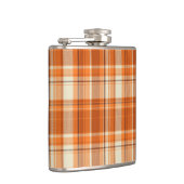 Oranje gelooid heupfles (Rechts)