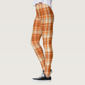 Oranje gelooid leggings (Links)