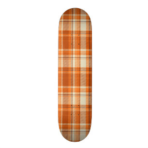 Oranje gelooid skateboard