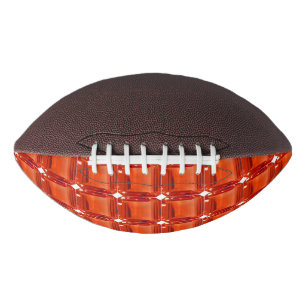 Oranje Gemstone Pattern American Football