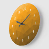 Oranje geometrisch maaspatroon van de gradiënt grote klok (Hoek)