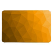 Oranje geometrisch maaspatroon van de gradiënt magneet (Horizontaal)