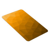 Oranje geometrisch maaspatroon van de gradiënt magneet (Rechterzijde)