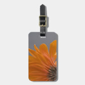 Oranje Gerber Daisy Flower Bagagelabel (Voorkant verticaal)