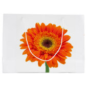 Oranje Gerbera Daisy Flower Large Cadeauzakje (Achterkant)