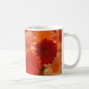 Oranje Gerbera Daisy Flowers Foto van Coffee Mugs Koffiemok