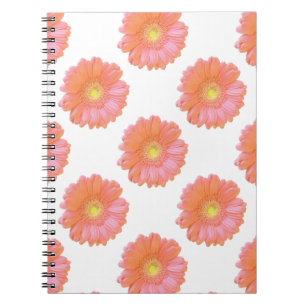 Oranje gerbera daisy notitieboek