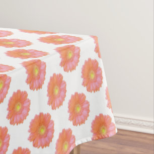 Oranje gerbera daisy tafelkleed