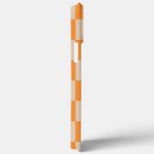 Oranje geruit ginghpatroon Case-Mate iPhone case (Achterkant / Rechts)