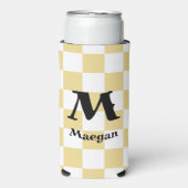 Oranje geruit patroon (Seltzer Voorkant)
