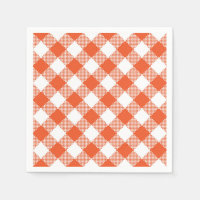 Oranje geruite Herfst landenpatroon