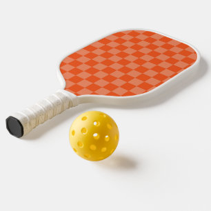 Oranje geruite pickleballpaddle pickleball paddle