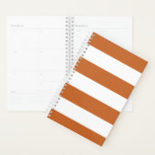 Oranje gestreept planner (Display)
