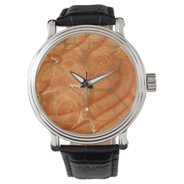 Oranje gezicht horloge (Voorkant)