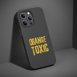Oranje Giftig Anti Trump Politieke Verzet iPhone 15 Pro Hoesje