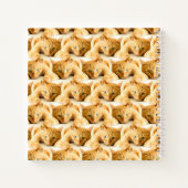 Oranje Ginger Cat Pattern Notitieboek (Achterkant)