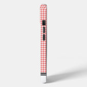 Oranje Gingham Custom Samsung Case-Mate iPhone Case (Achterkant / Links)