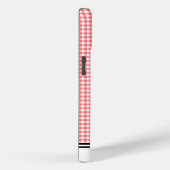 Oranje Gingham Custom Samsung Case-Mate iPhone Case (Achterkant / Rechts)