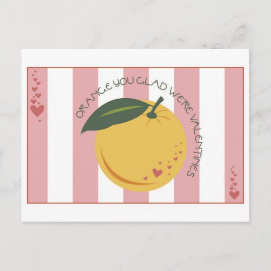 Oranje Glad Briefkaart (Voorkant)