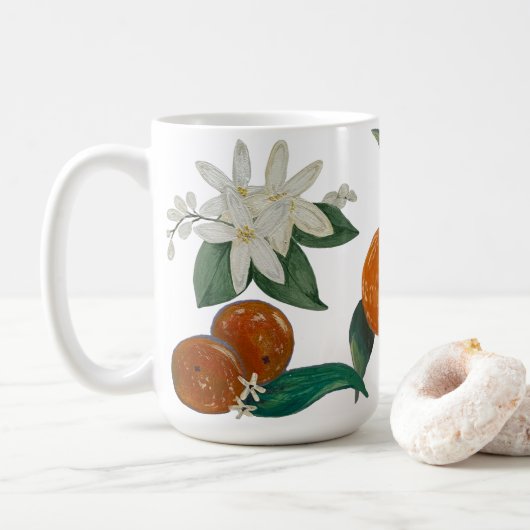 Oranje Glad Koffiemok (Met donut)