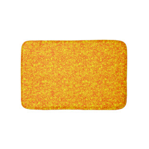Oranje glitter en sparkles Patroon Badmat