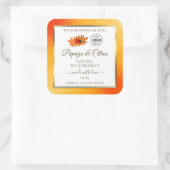 Oranje Glitter White Product Labels Ladybug Logo (Tas)