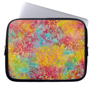 Oranje gloed laptop sleeve