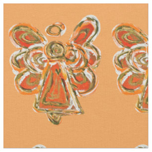 Oranje Gold Guardian Angel Kunstmateriaal Stof