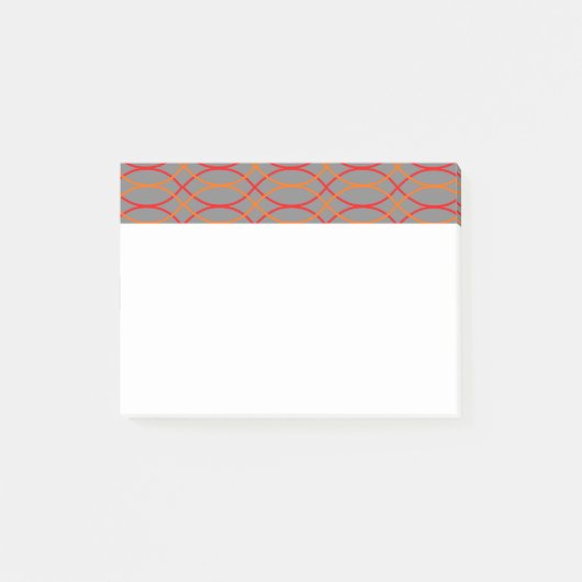 Oranje golven post-it® notes (Voorkant)