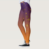 Oranje Goud Aangepaste Leggings (Links)