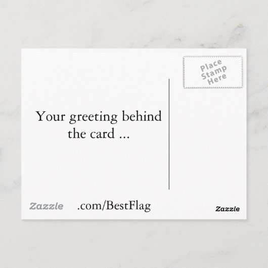 oranje graafschap ca, VS Briefkaart (Achterkant)