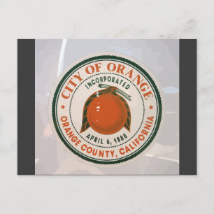oranje graafschap ca, VS Briefkaart